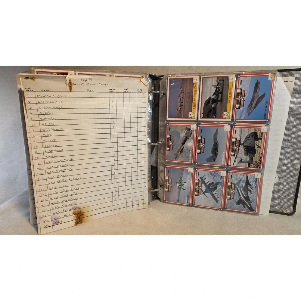 Operation Desert Storm & Desert Shield 1991 Trading‎ Cards Album